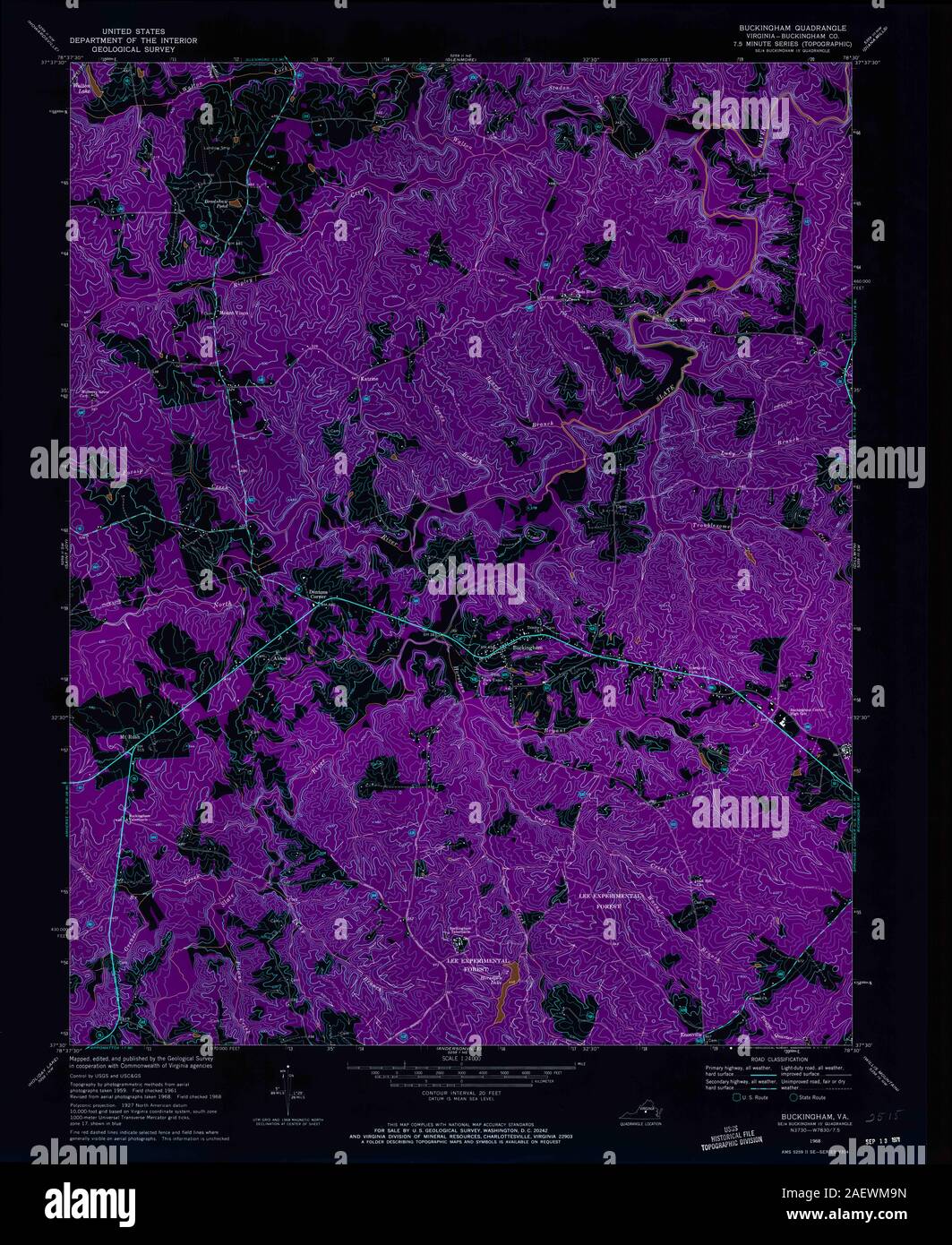 Maps of buckingham hires stock photography and images Alamy