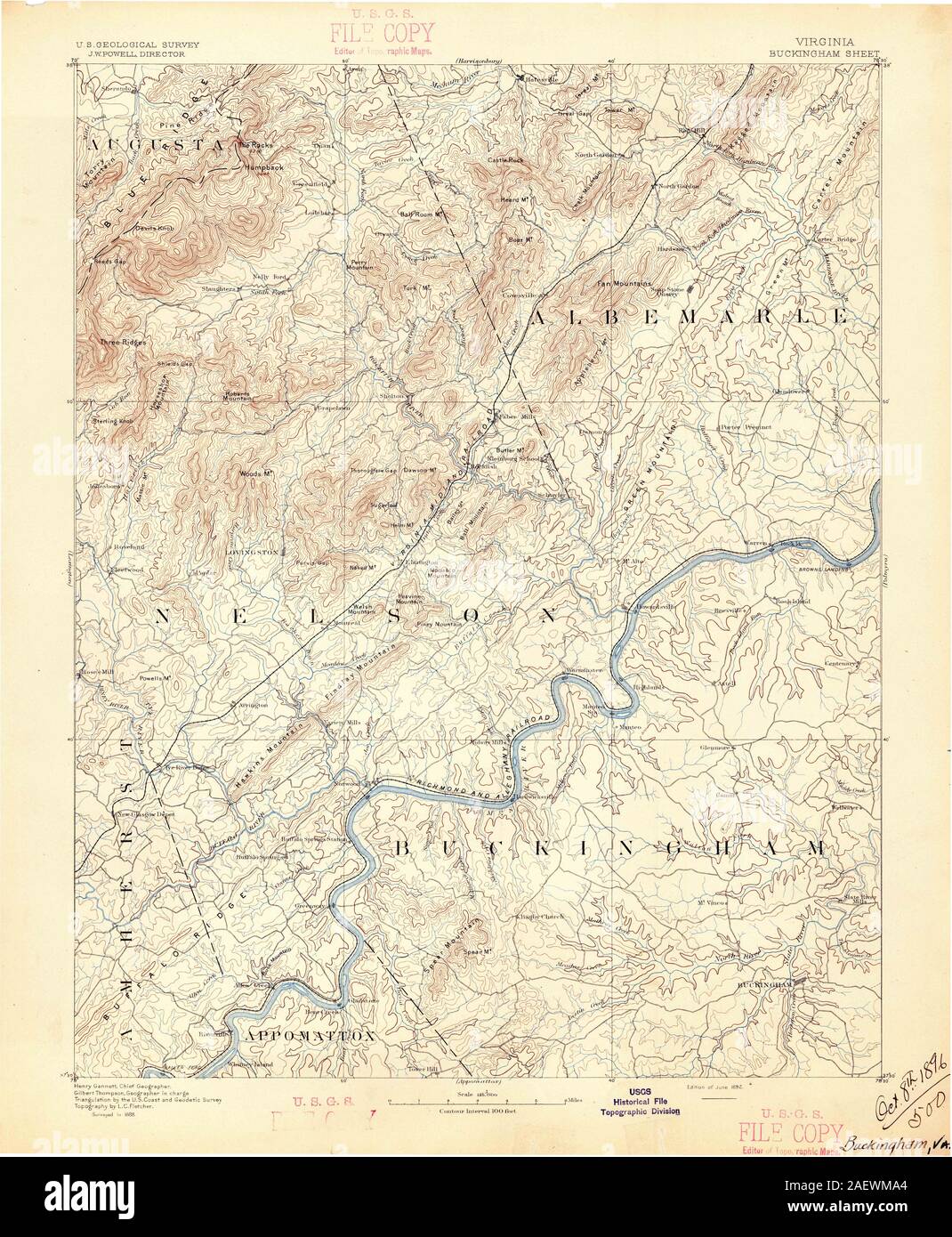 Maps of buckingham hires stock photography and images Alamy