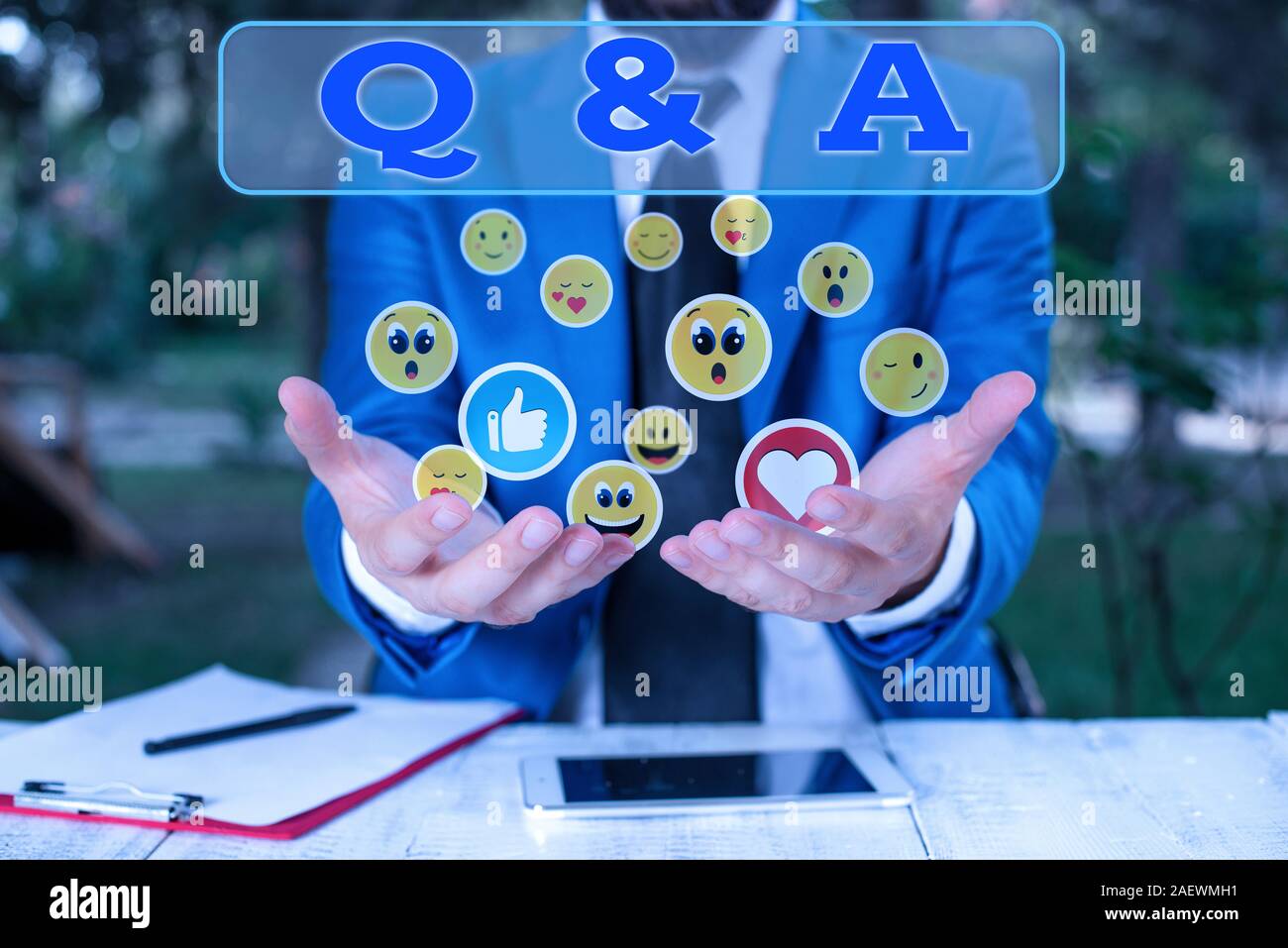 Word writing text Q And A Question. Business photo showcasing in which