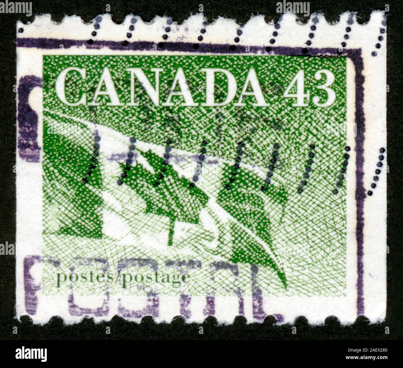 Stamp print in Canada,flag, symbol Stock Photo - Alamy