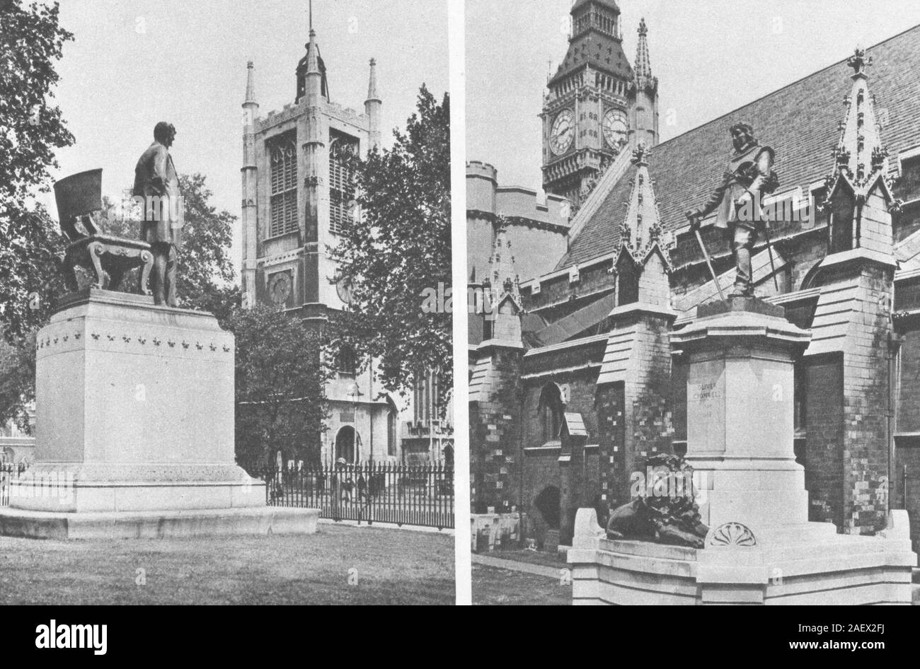 Cromwell memorial Black and White Stock Photos & Images - Alamy