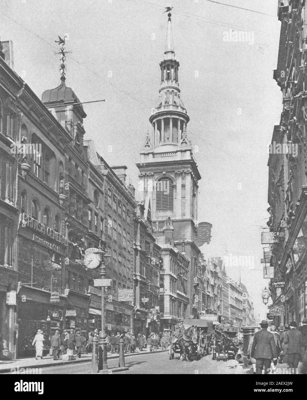 CHEAPSIDE. Where the nine foot dragon Ripples on the spire of Bow ...