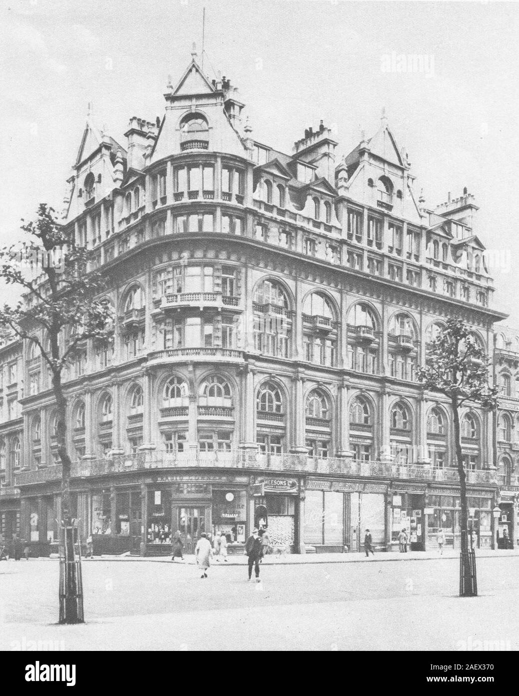 LONDON. Strand building Norfolk Street. Thames Conservancy 1926 old print Stock Photo