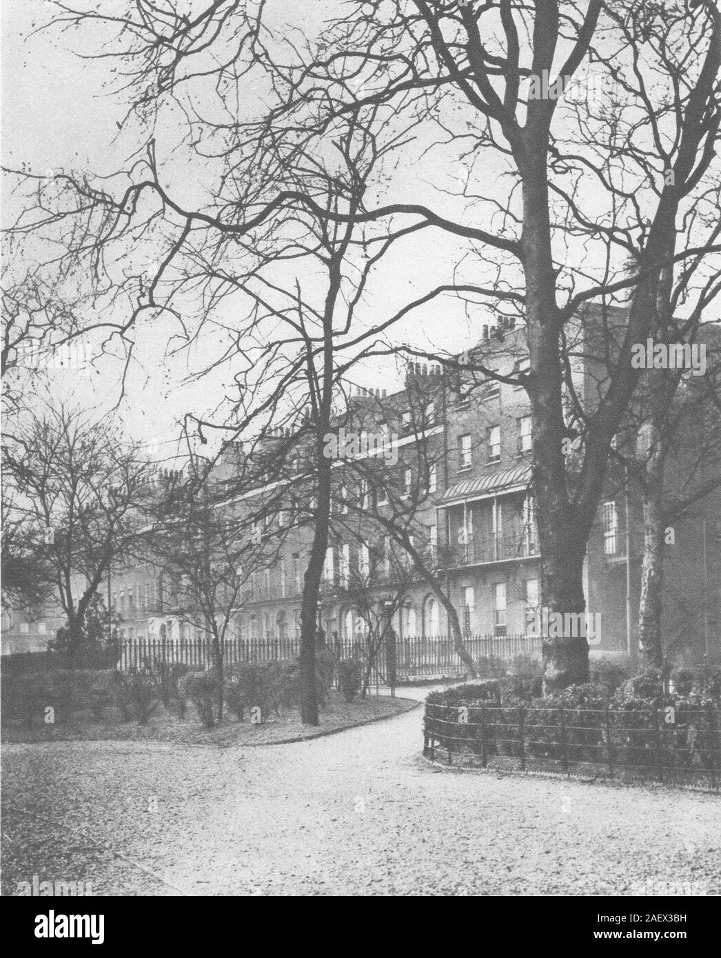 LONDON. Brunswick Square. Part of Bloomsbury's Boarding- house Land 1926 print Stock Photo