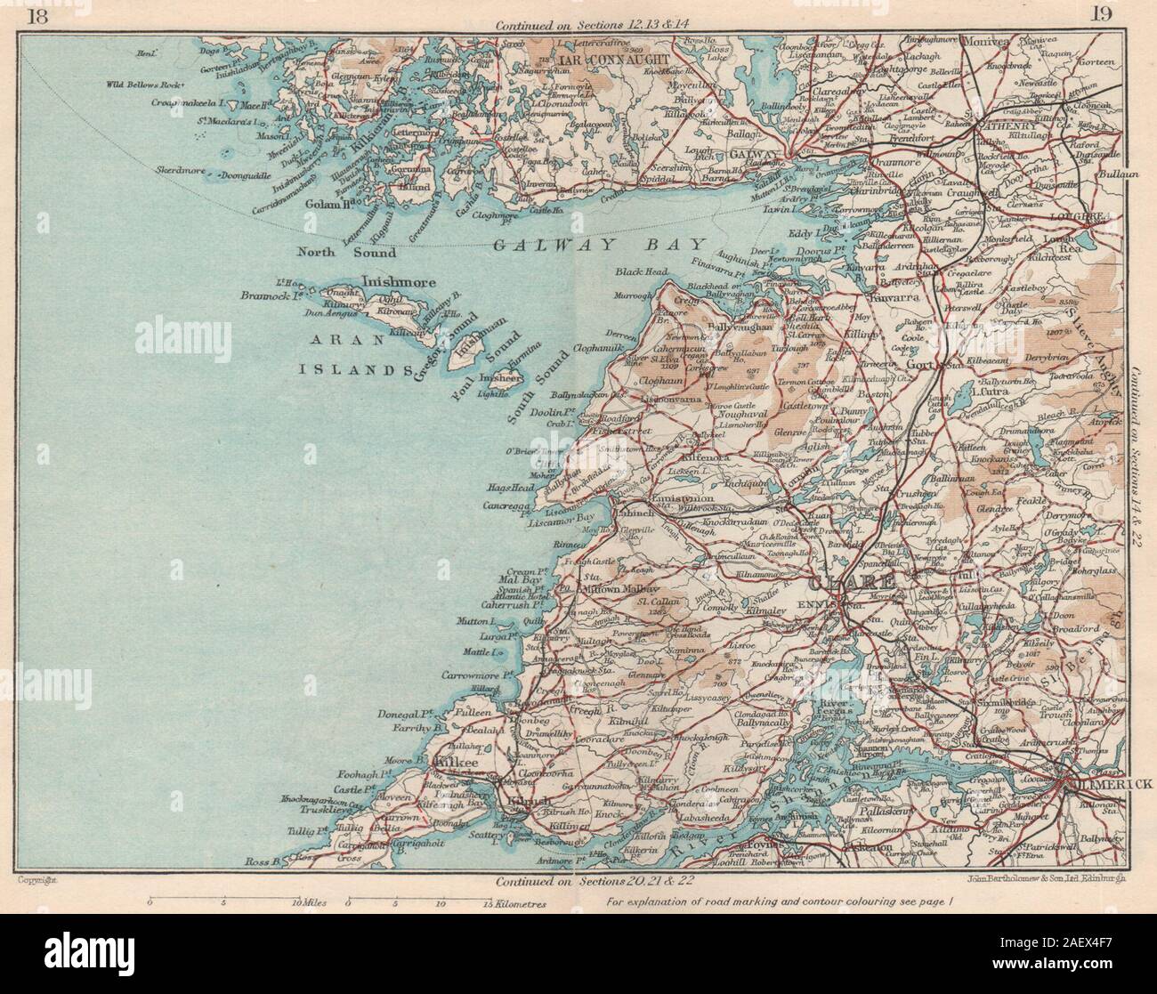 Galway Bay Map Hi res Stock Photography And Images Alamy