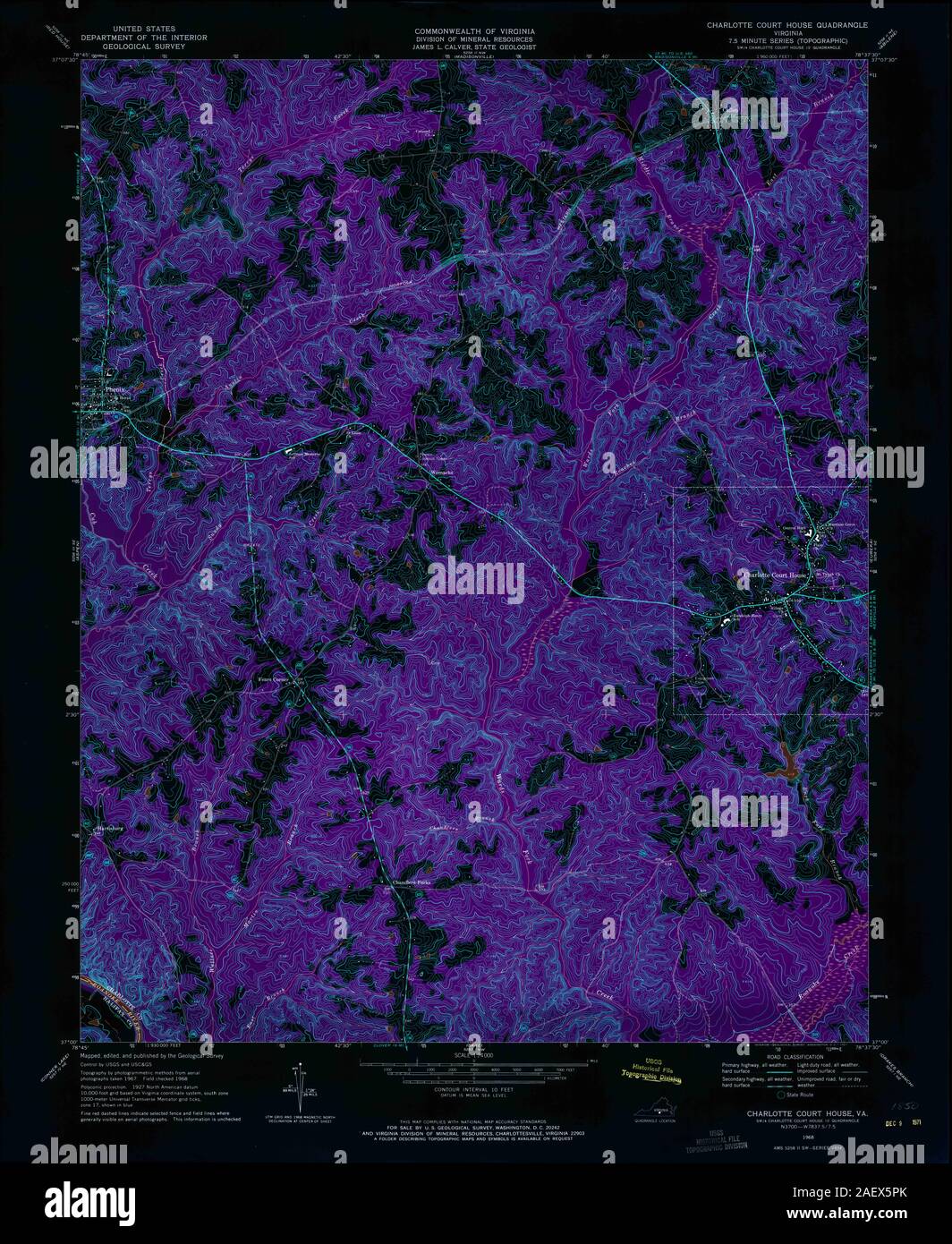 Map of charlotte court house hires stock photography and images Alamy