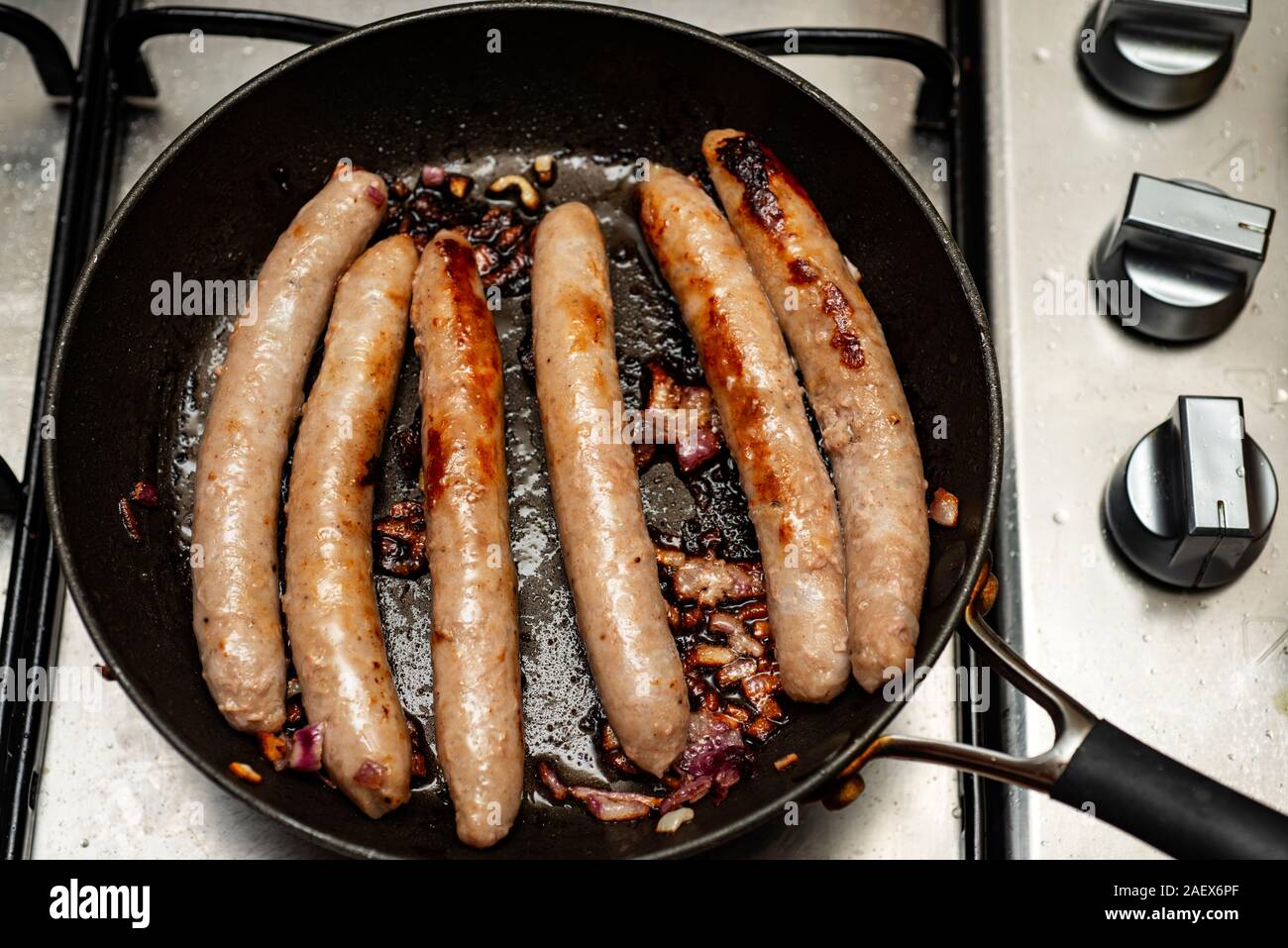 Waitrose gourmet sausages Stock Photo