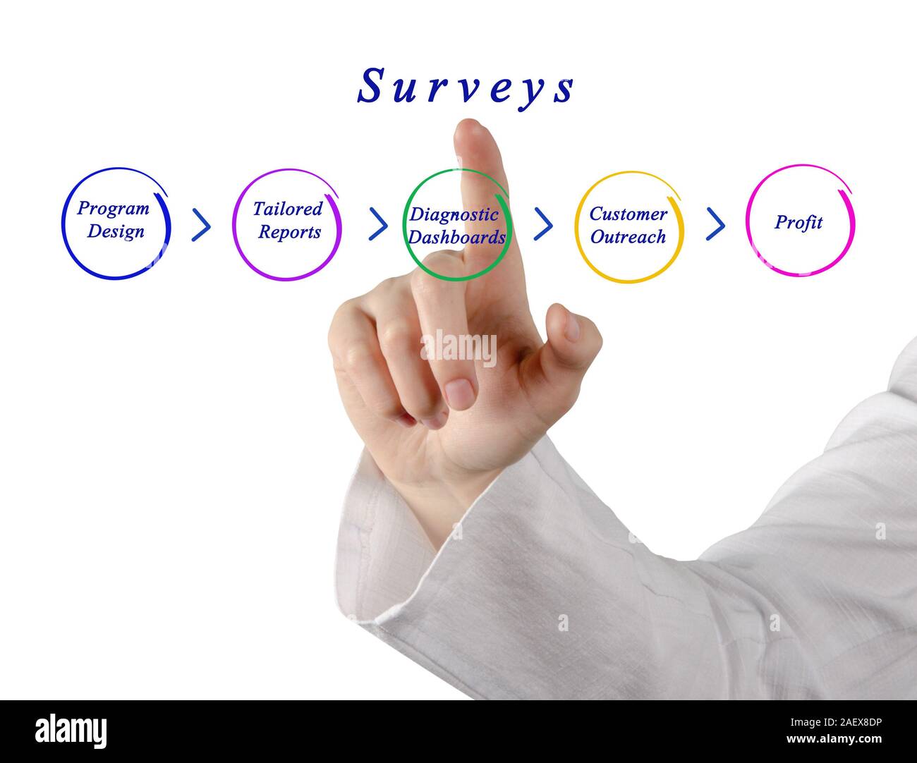 Diagram of survey Stock Photo - Alamy