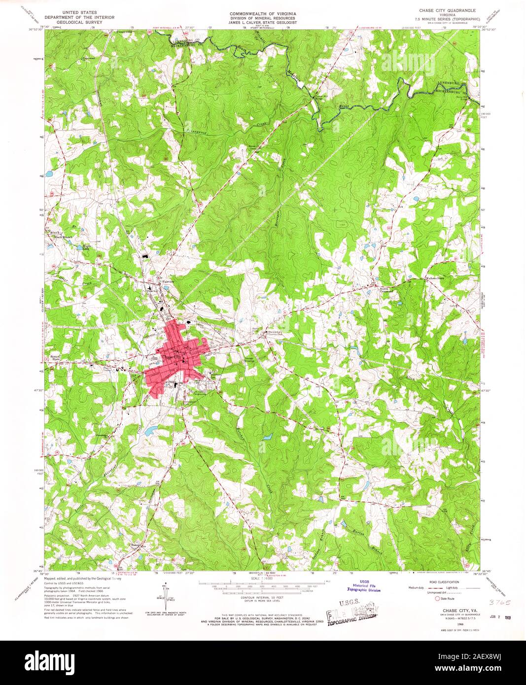 VA Chase City 184439 1966 24000 Stock Photo Alamy