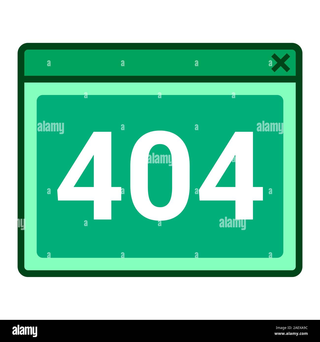 404 web error code Stock Vector