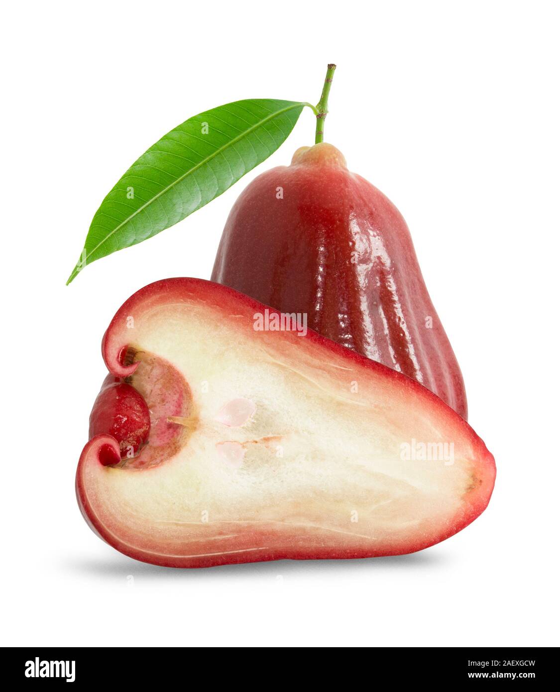 Rose apples or chomphu isolated on white with clipping path Stock Photo ...