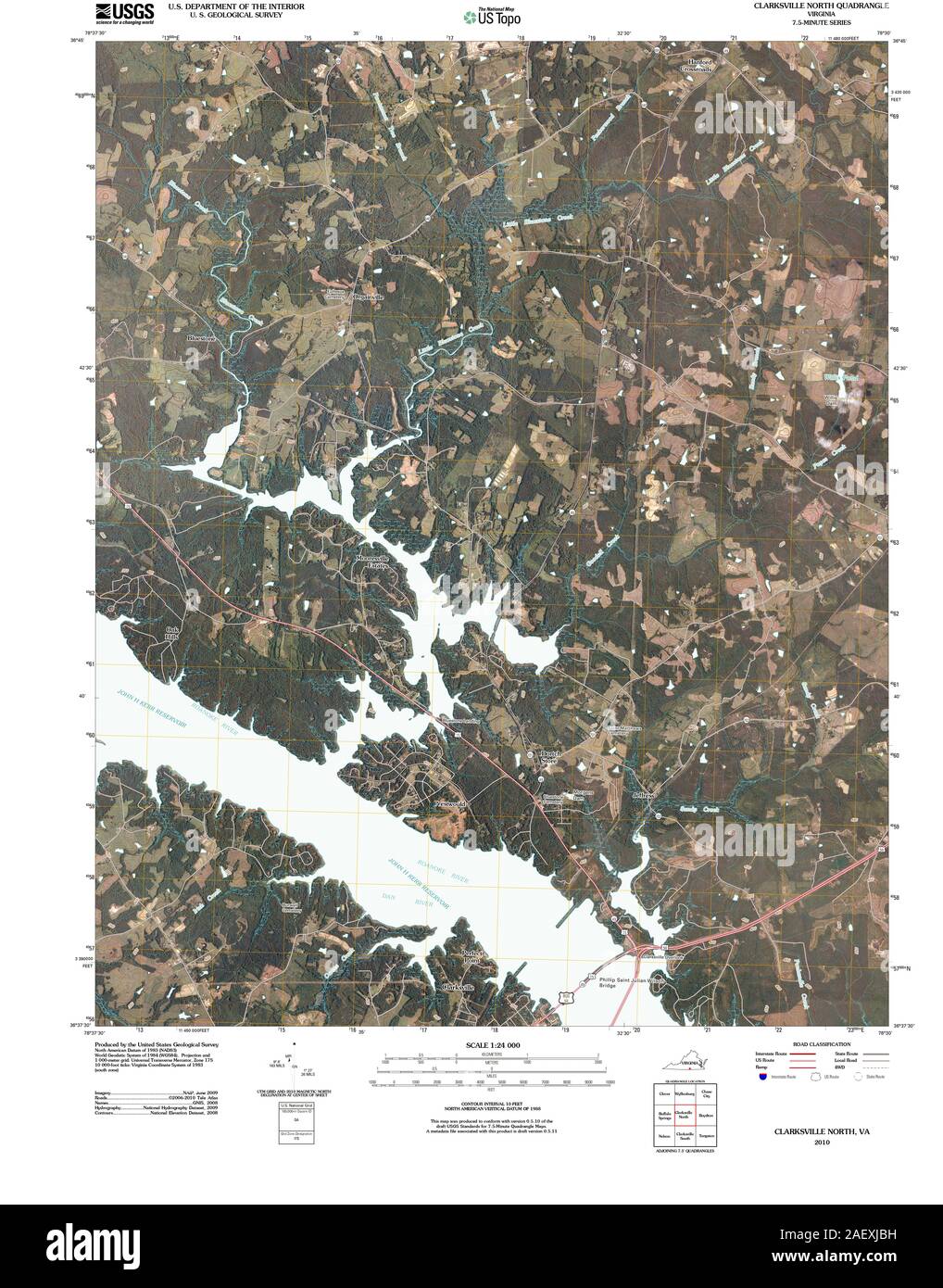 Map of clarksville Cut Out Stock Images & Pictures Alamy