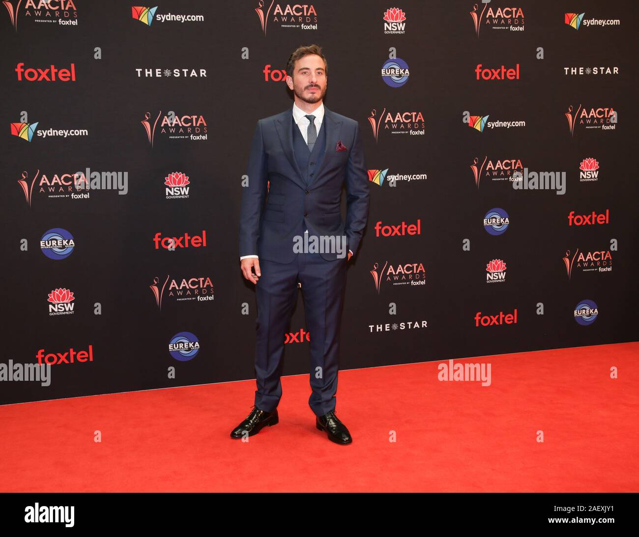 Ryan Corr attends the 2019 AACTA Awards Presented by Foxtel at The Star in Sydney. Stock Photo
