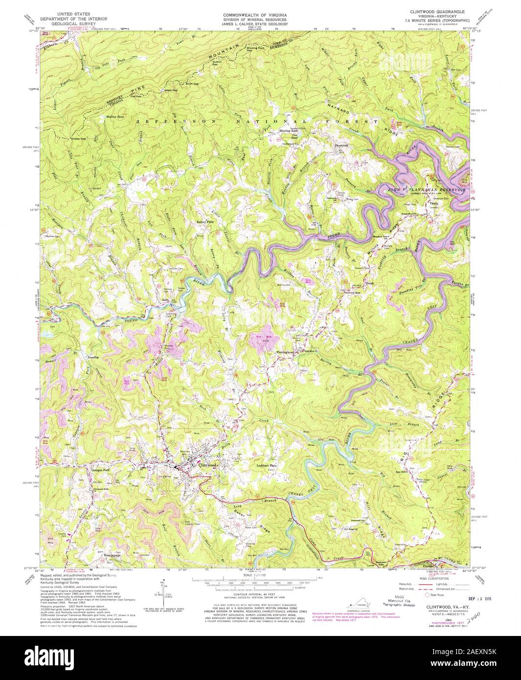 Clintwood map Cut Out Stock Images & Pictures Alamy