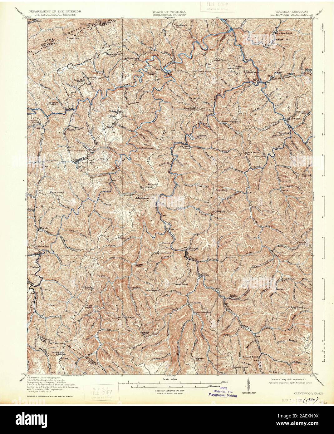 VA Clintwood 187987 1915 62500 Stock Photo Alamy