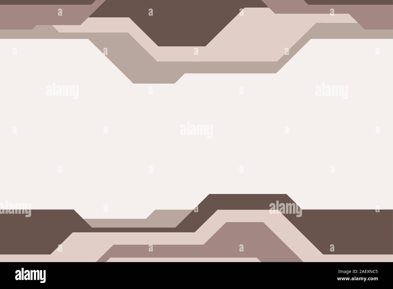 Seamless horizontal border pattern, isolated on light background. Background in high tech style. Endless stylish texture. Space for text. Stock Vector