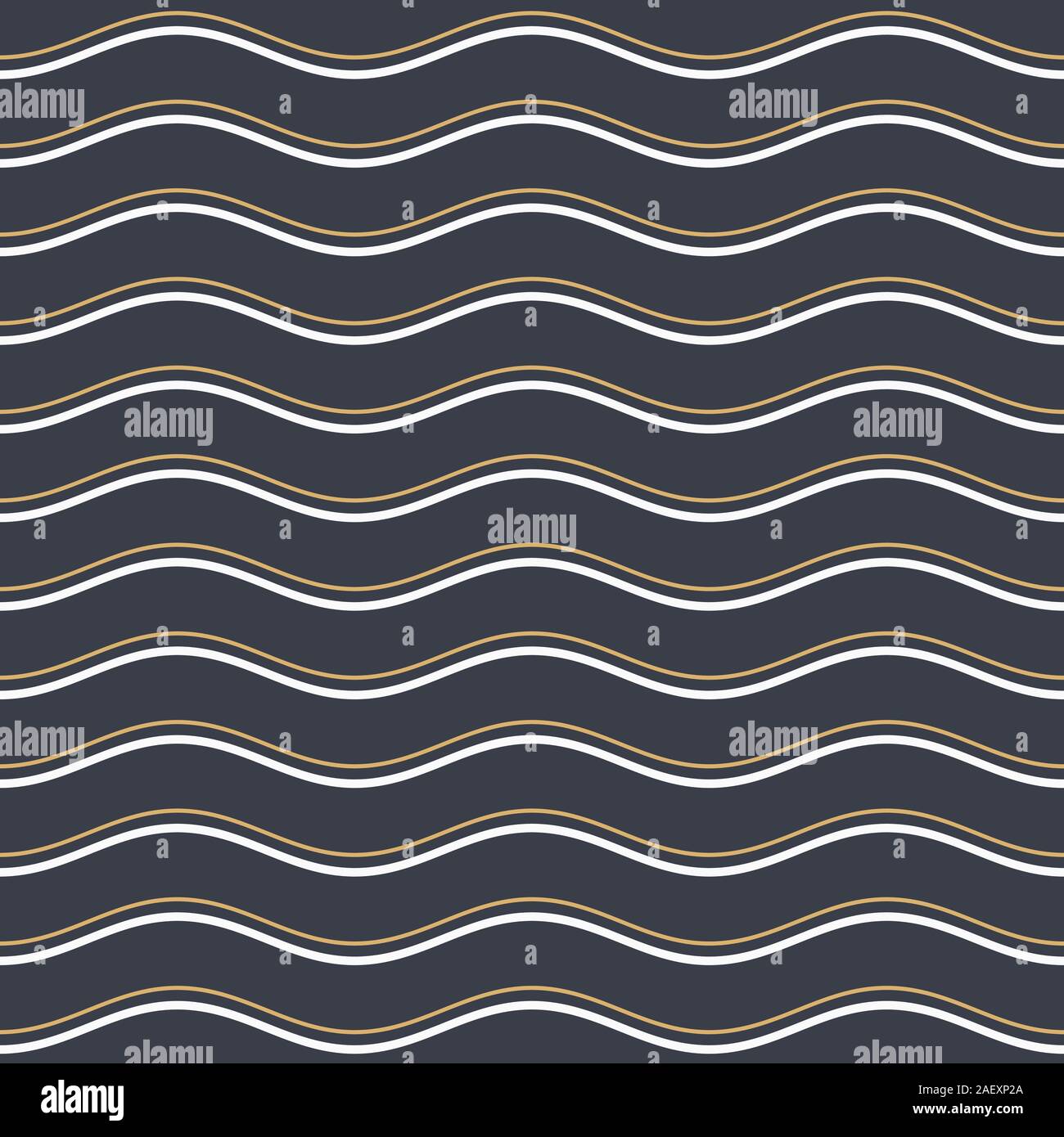 Abstract seamless pattern of regularly repeating smooth lines. Modern stylish texture. Design for background, wallpaper, wrapping, fabric, textile. Stock Vector
