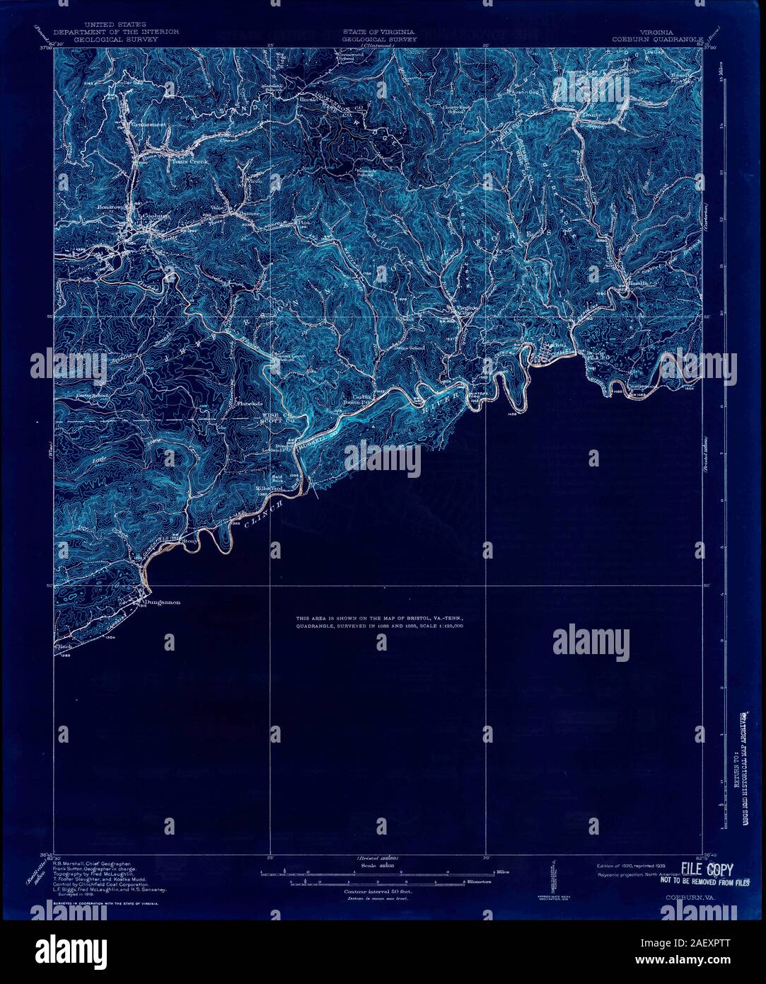 Coeburn map hires stock photography and images Alamy