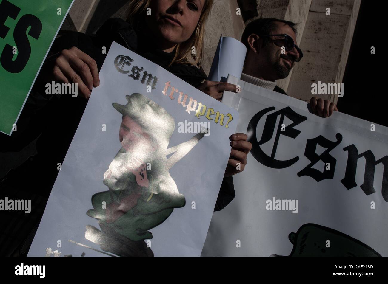 Rome Italy 11th Dec 2019 The Fratelli D Italia Party Protests