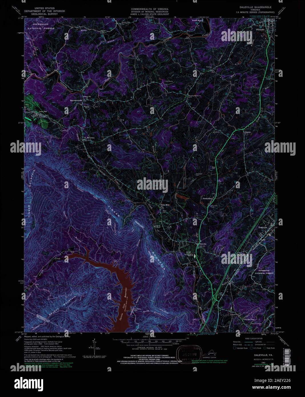Map of daleville hires stock photography and images Alamy