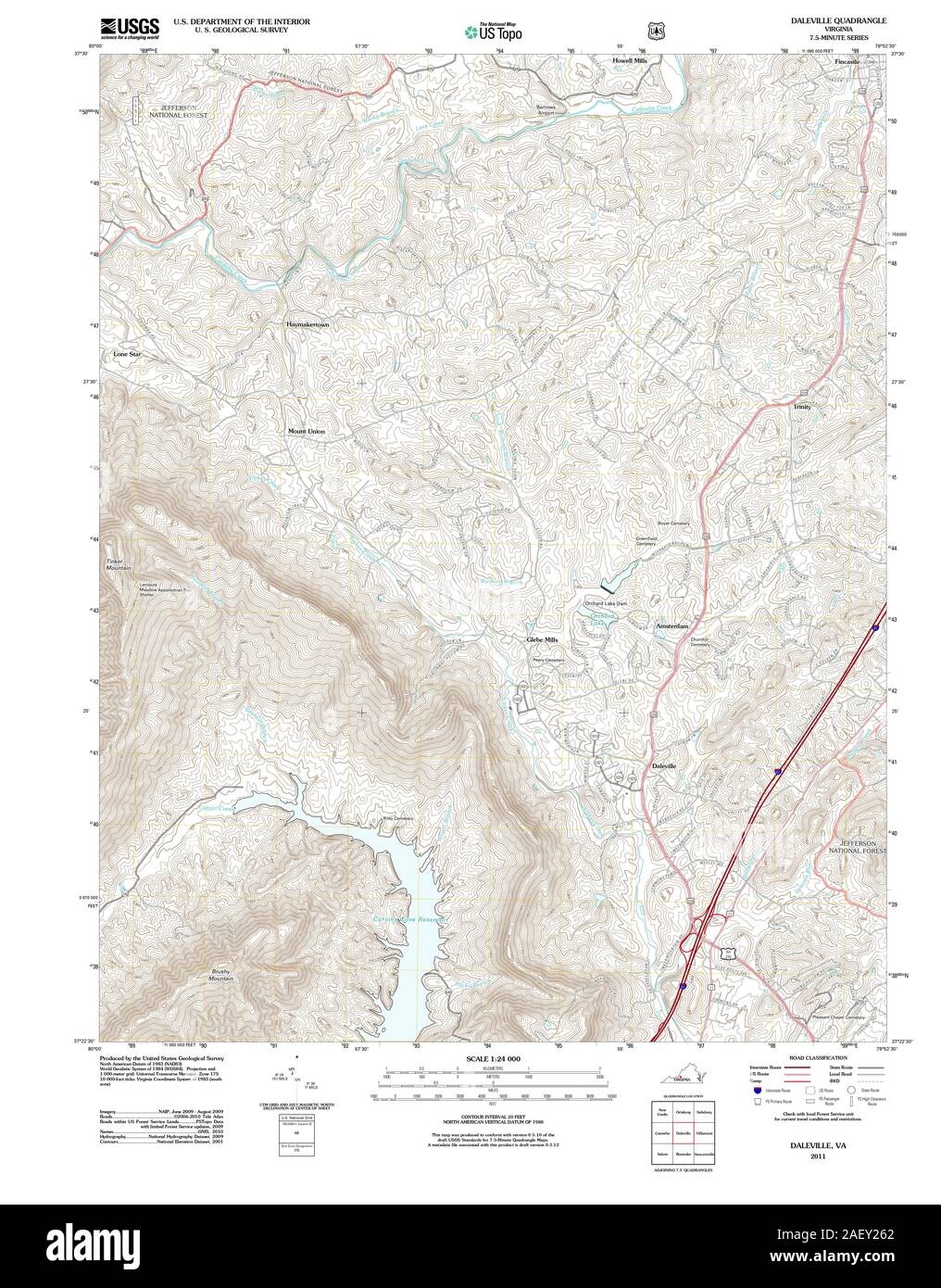 Map of daleville hires stock photography and images Alamy