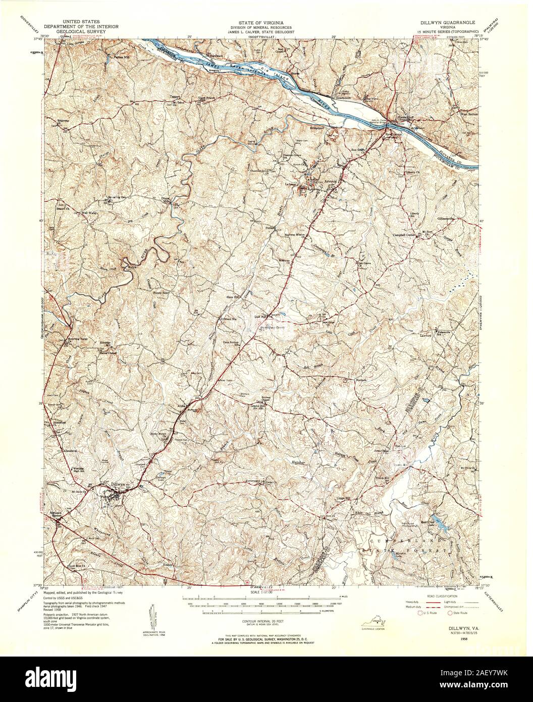 Map of dillwyn hires stock photography and images Alamy