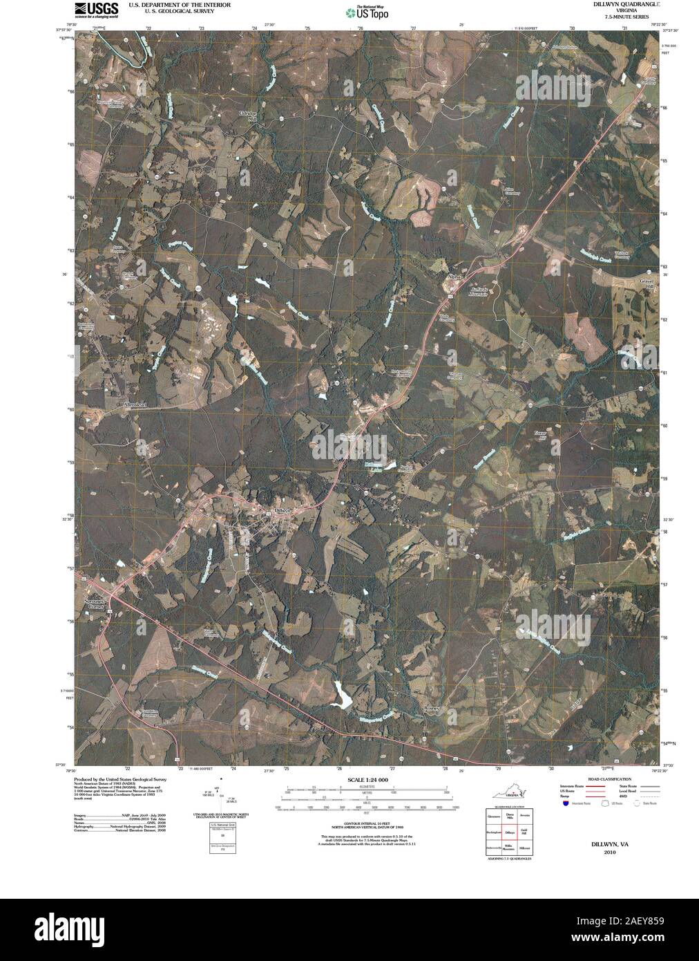 Map of dillwyn Cut Out Stock Images & Pictures Alamy