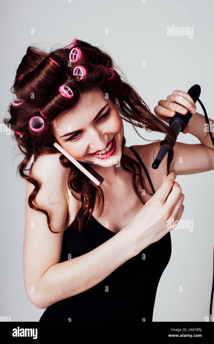 girls curling tongs