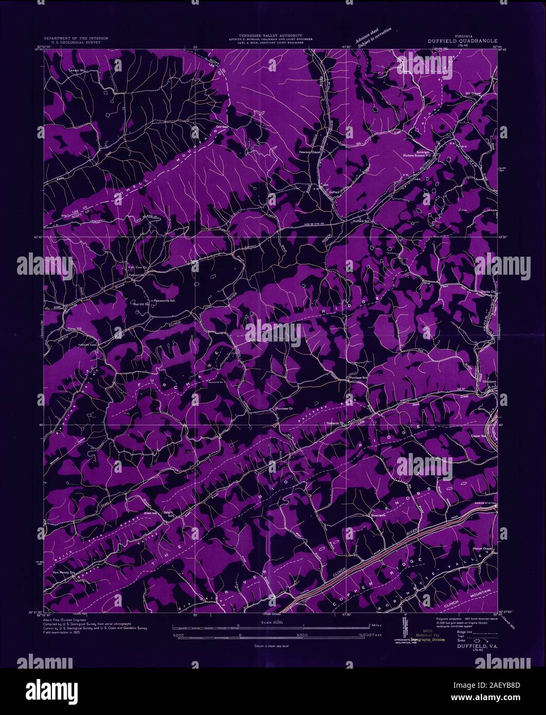 Map of duffield hires stock photography and images Alamy