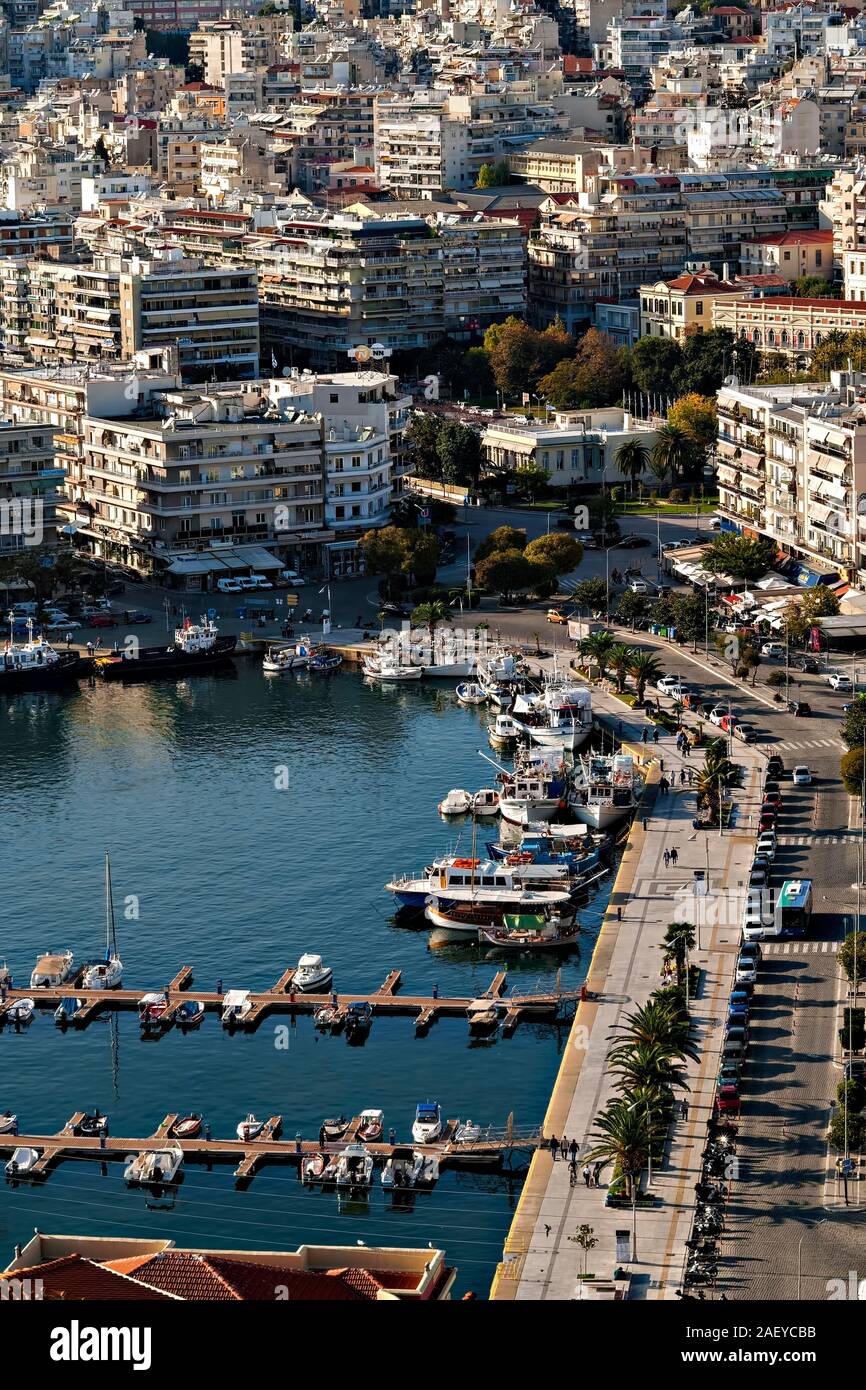 The port of Kavala;Greece; Stock Photo