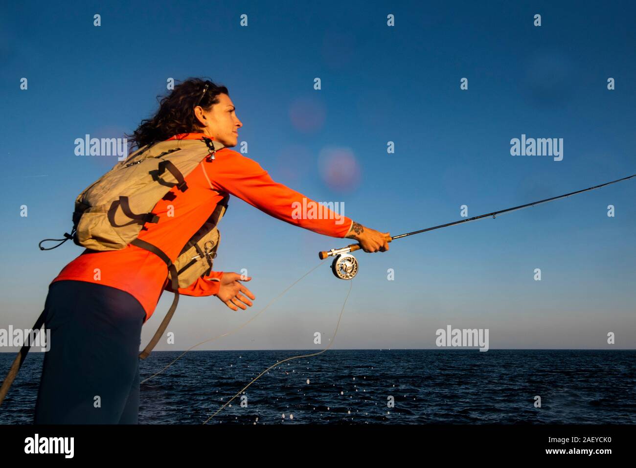 Fly fisher woman hi-res stock photography and images - Alamy