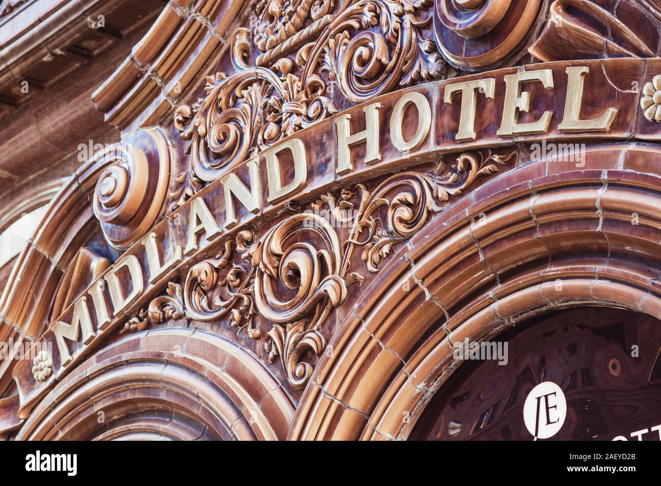 The Midland Hotel. Peter Street. Manchester Stock Photo Alamy