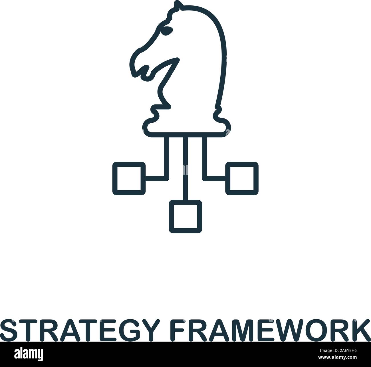 Strategy Framework Icon Line Style Element From Business Strategy Strategy Framework Icon Line Style Element From Business Strategy