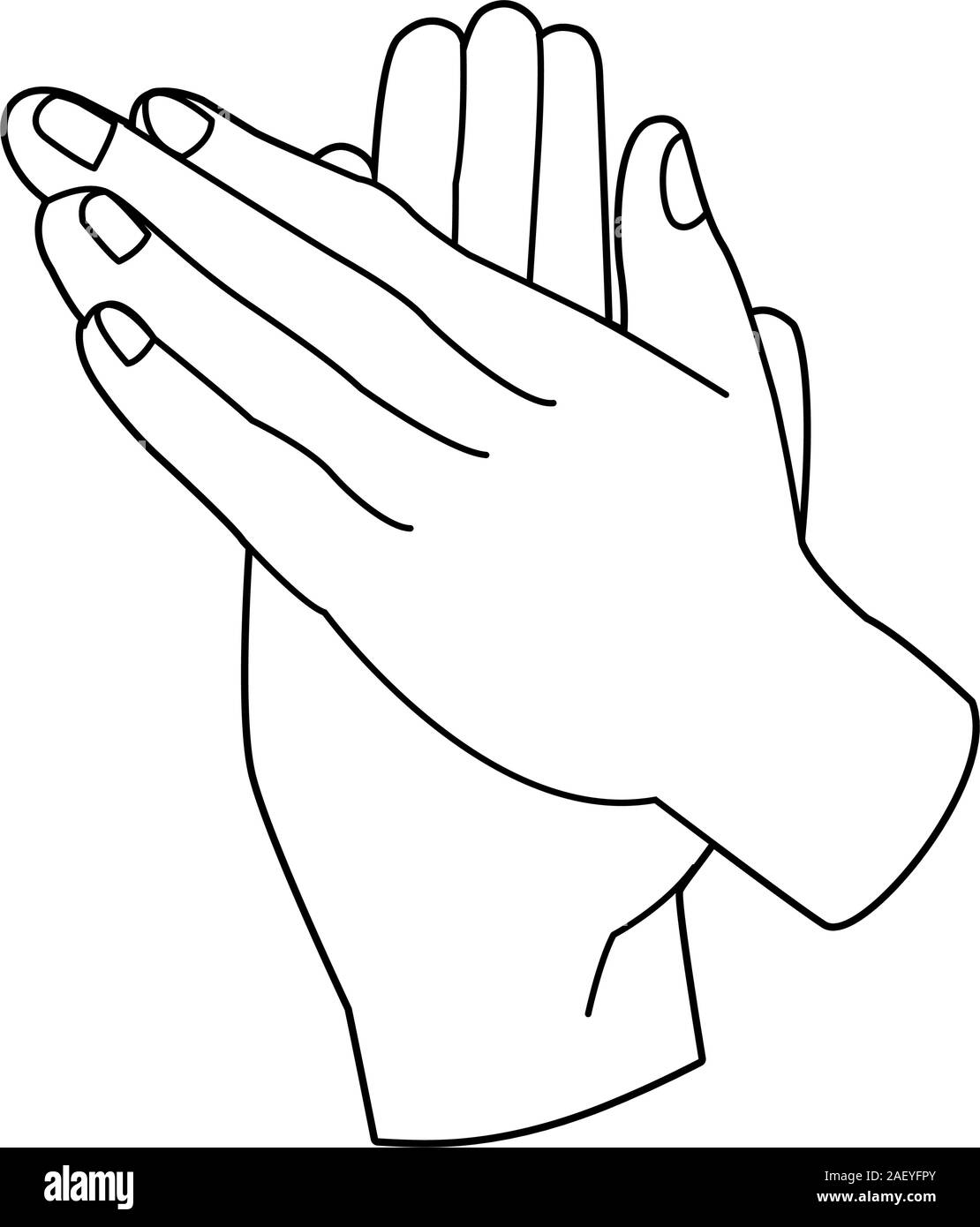 Clapping sign language Cut Out Stock Images & Pictures Alamy