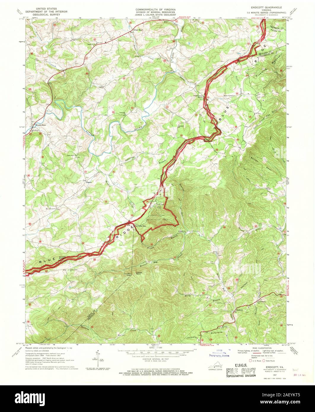 VA Endicott 184903 1967 24000 Stock Photo Alamy