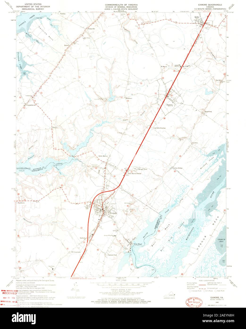 Map of exmore hires stock photography and images Alamy