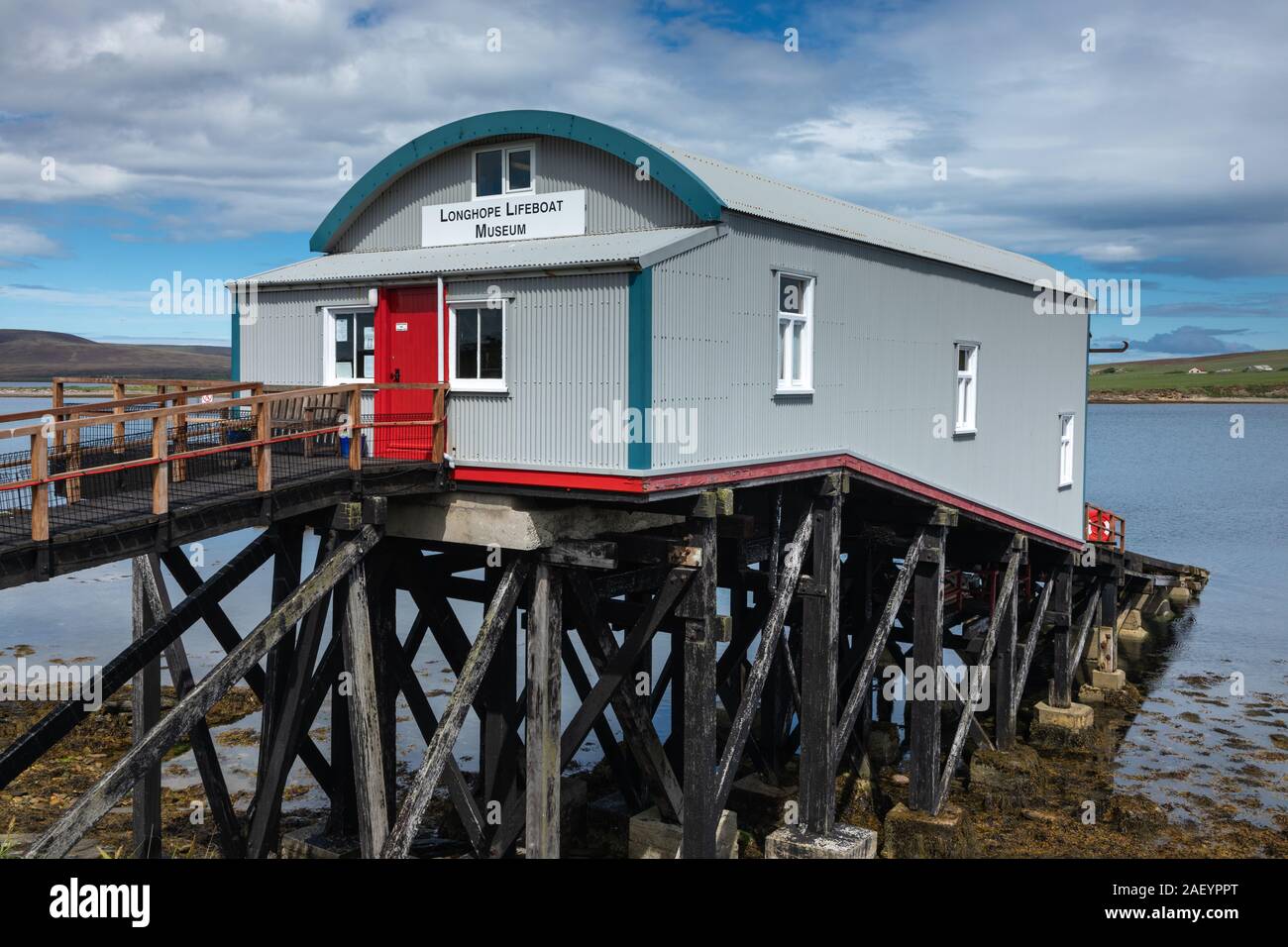 The Longhope lifeboat station museum Orkney Stock Photo Alamy