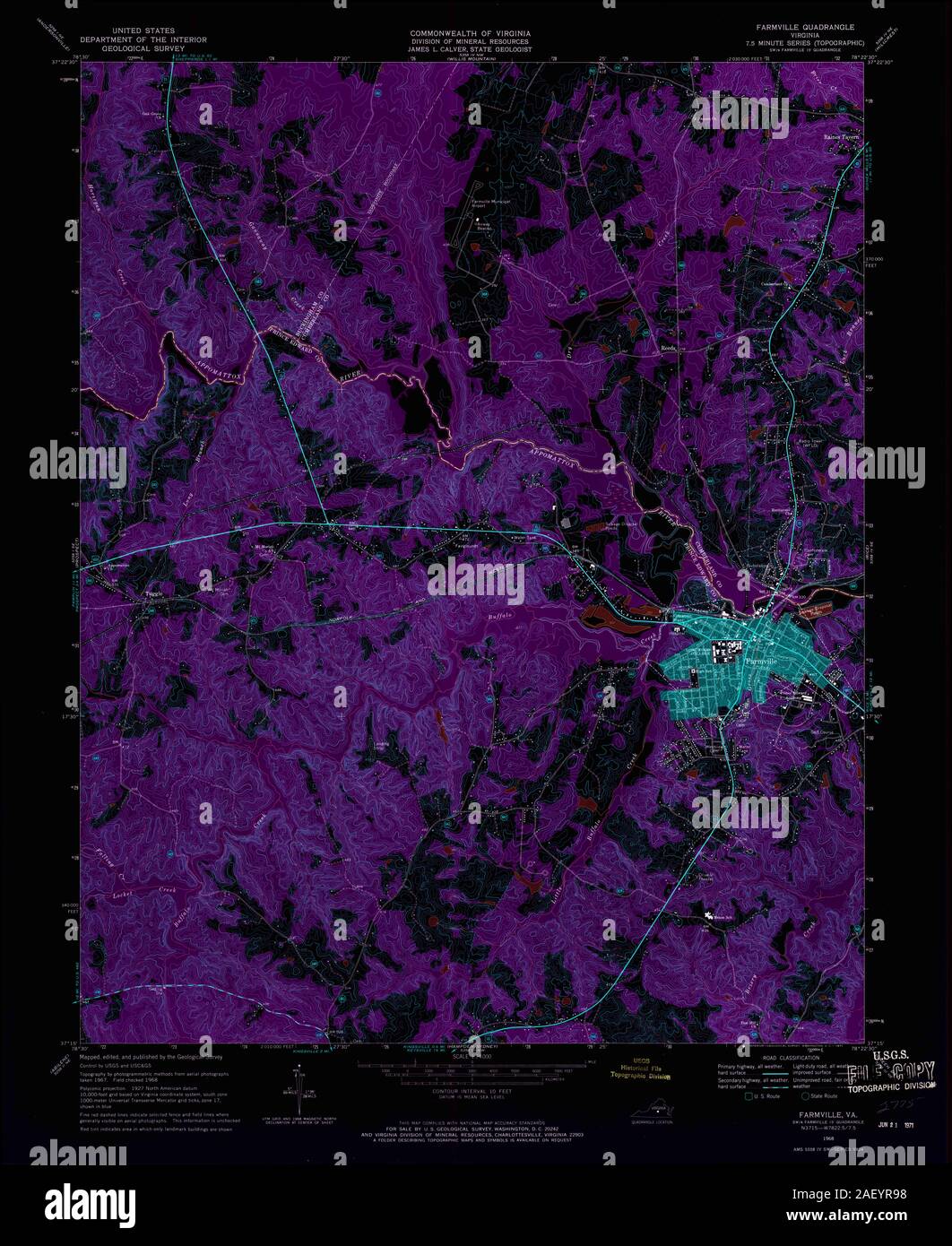 Farmville map hi-res stock photography and images - Alamy