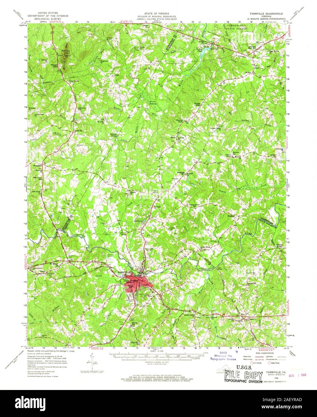 Farmville map hi-res stock photography and images - Alamy