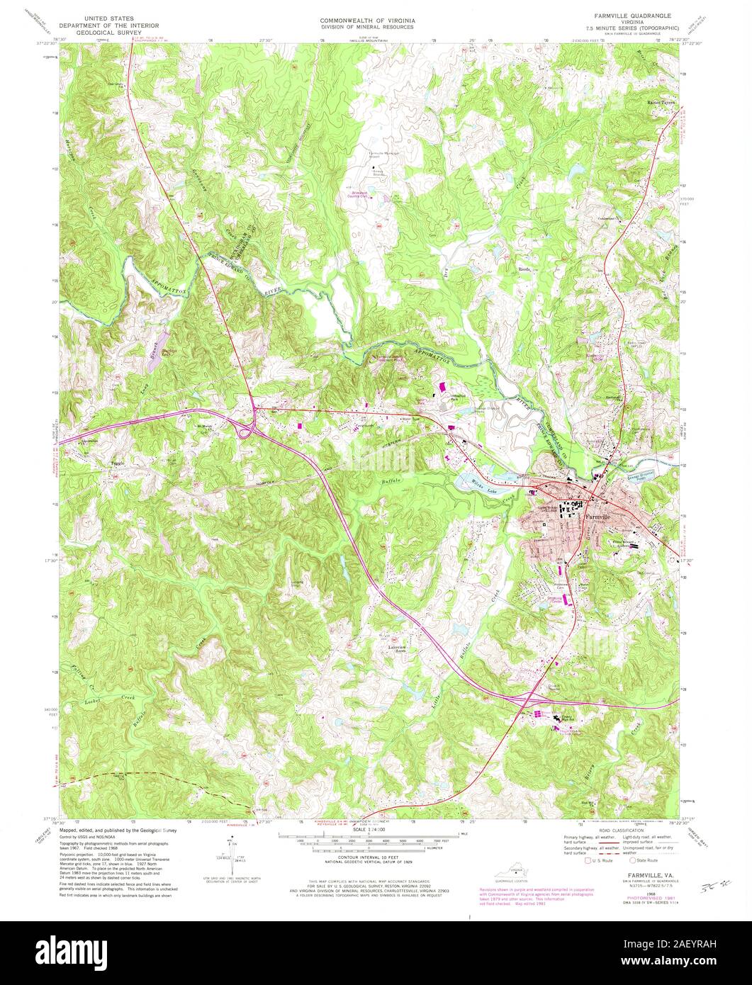 Farmville map hi-res stock photography and images - Alamy