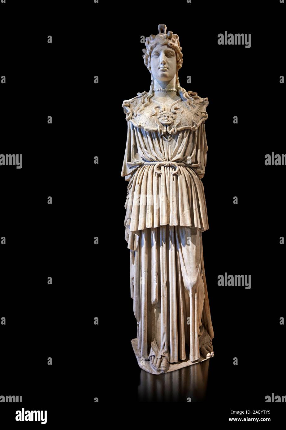 A Roman statue of the Parthenon Athena, a Roman copy of the great statue from the Parthenon in