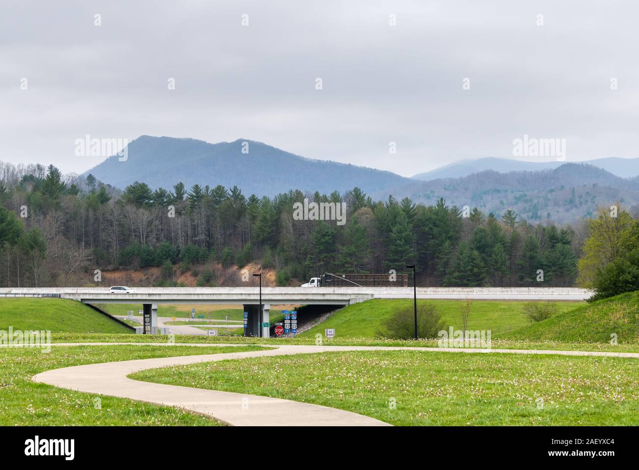 Great smoky mountains sign hires stock photography and images