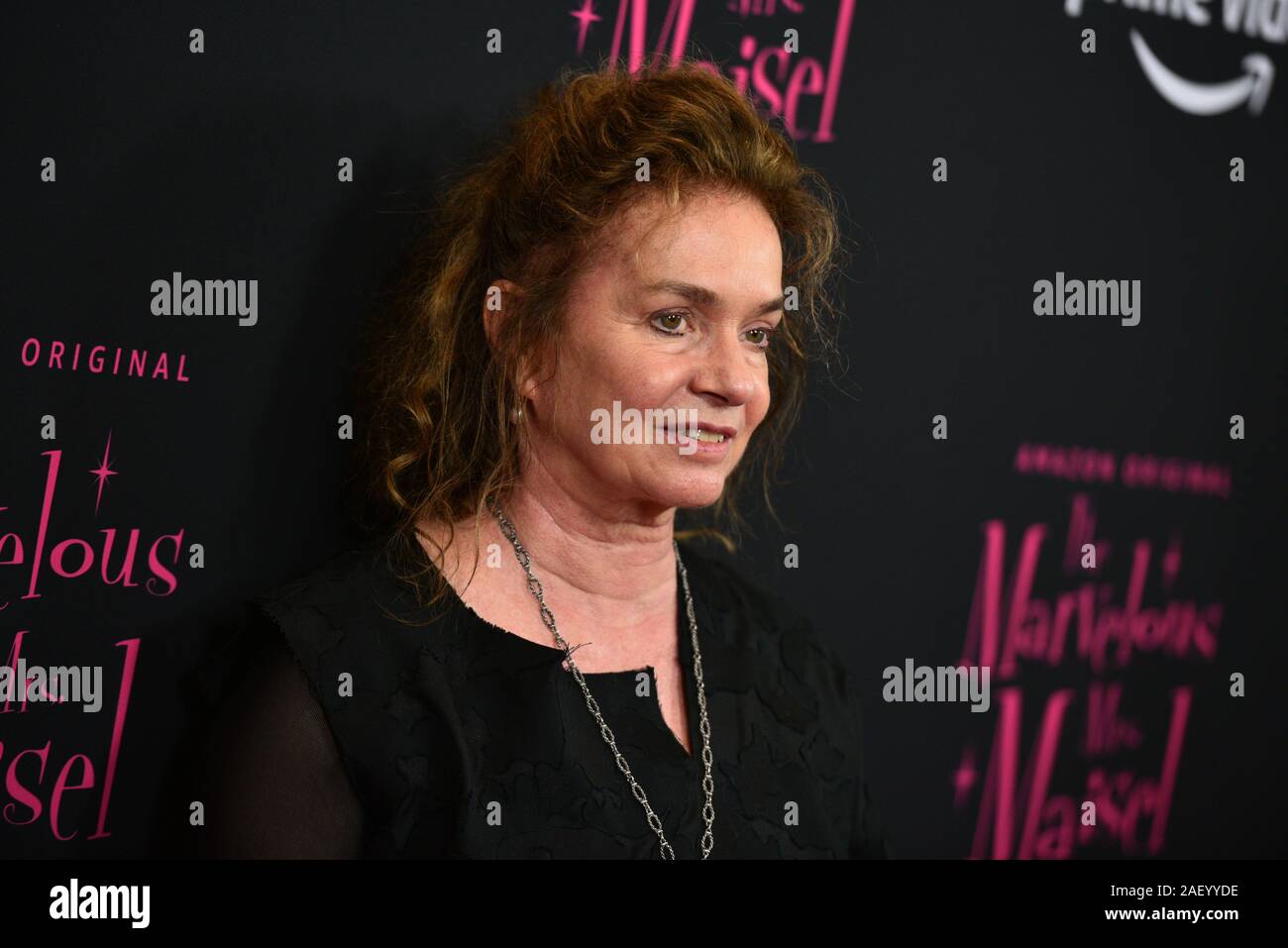 Donna Zakowska attends The Marvelous Mrs. Maisel season 3 TV show premiere at MoMA on December 4, 2019 in New York. Stock Photo