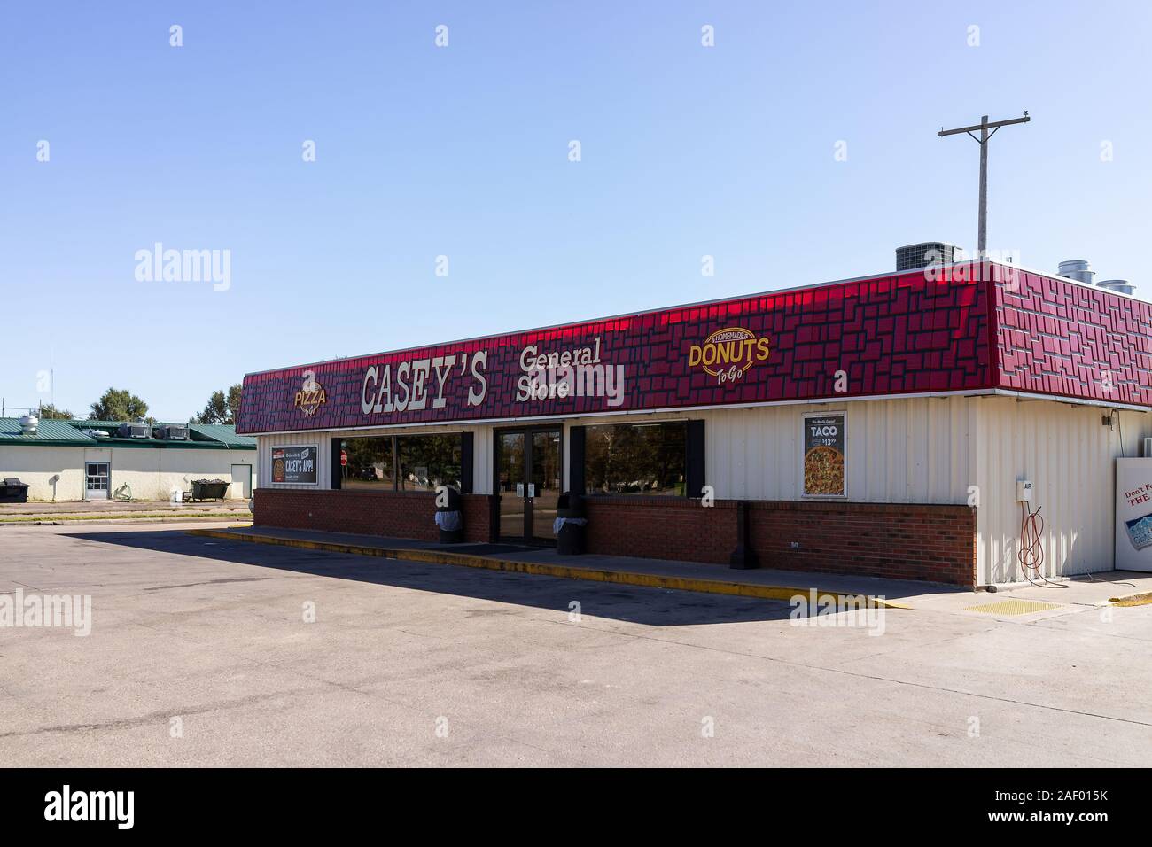 Petrol station with restaurant and grocery store hires stock