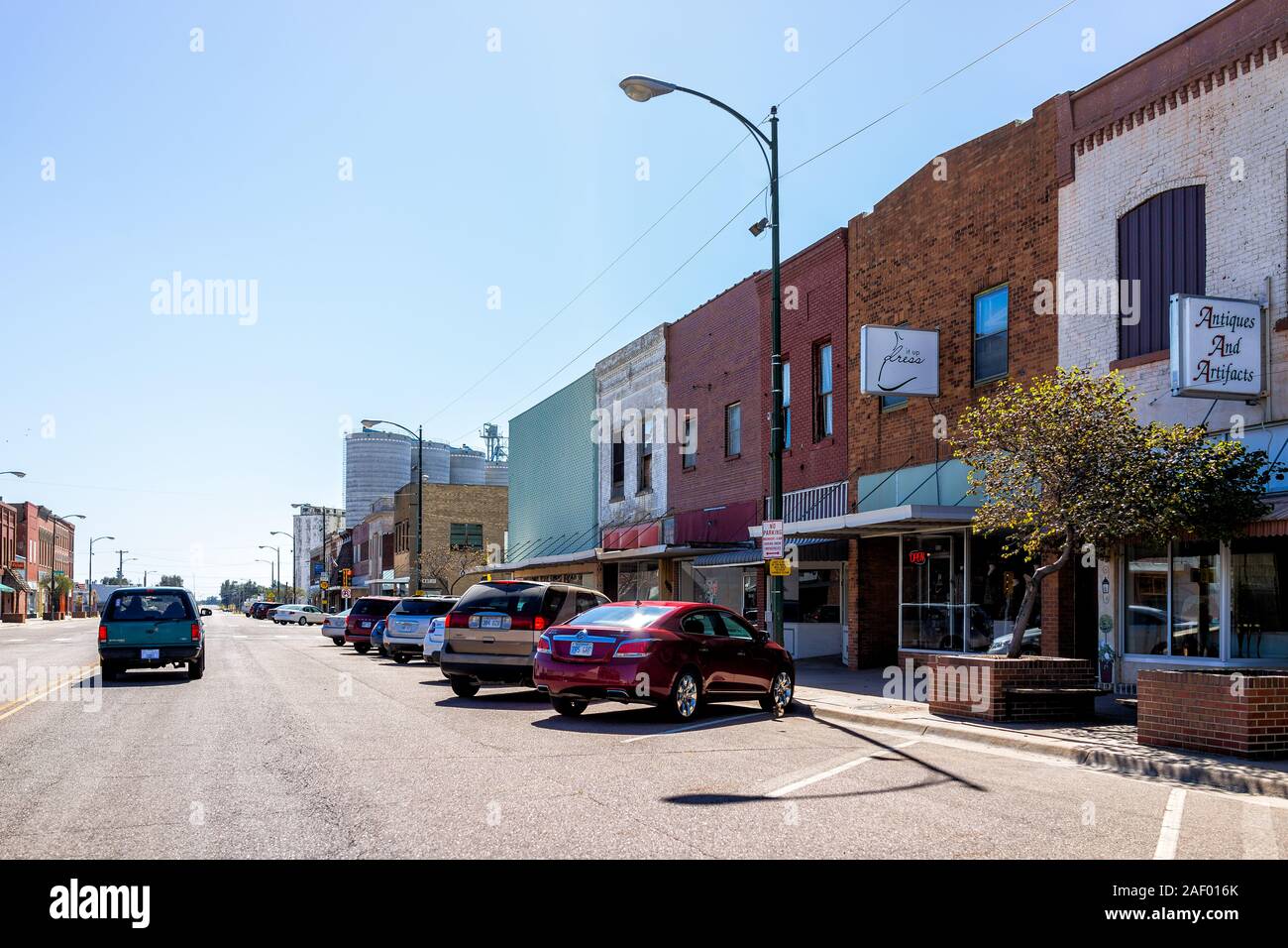 Small town main street city historic downtown shopping district hires