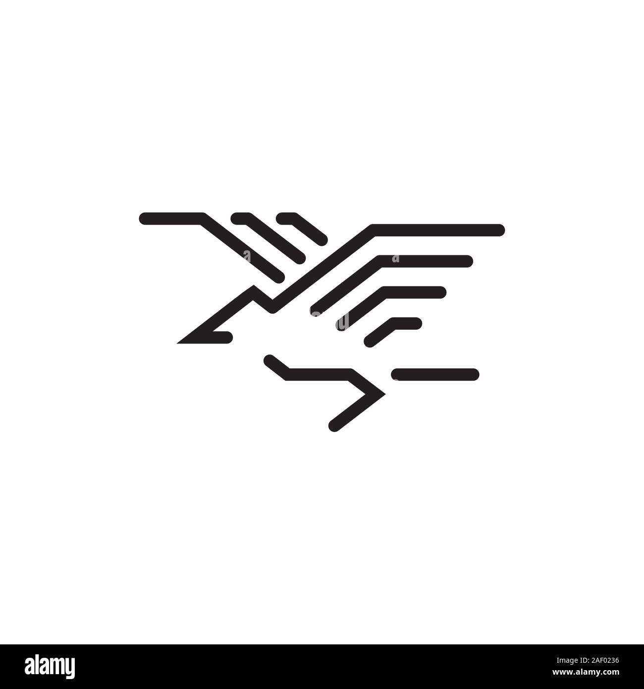 Bird icon logo design vector template Stock Vector Image & Art - Alamy