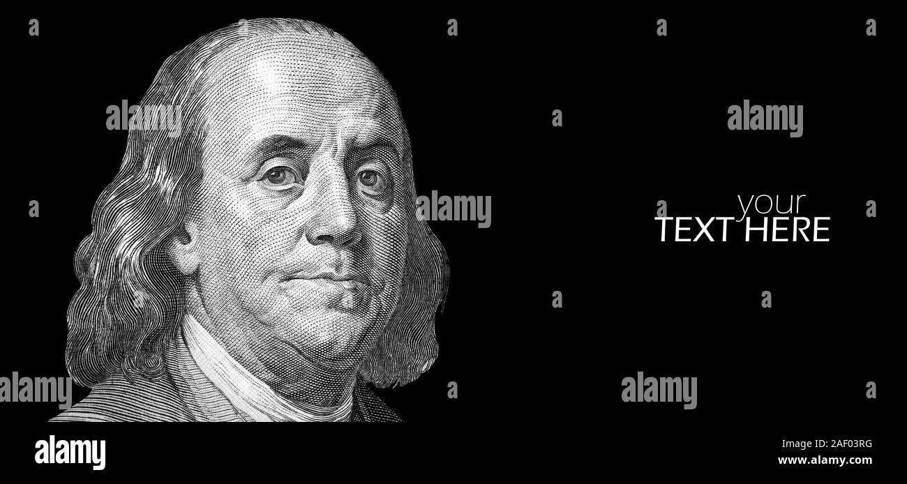 American 100 dollar currency Black and White Stock Photos & Images - Alamy