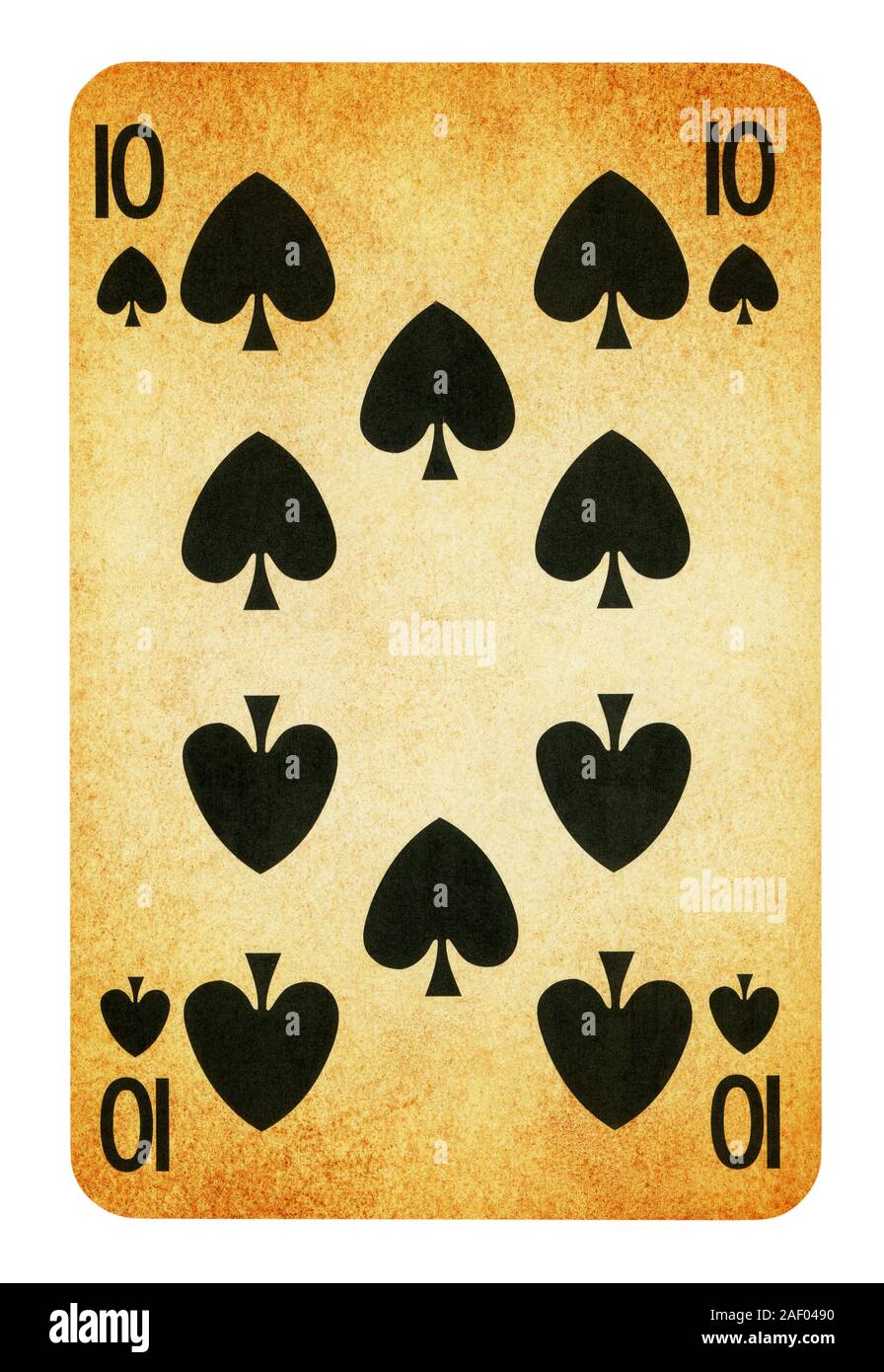 Ten of spades hi-res stock photography and images - Alamy