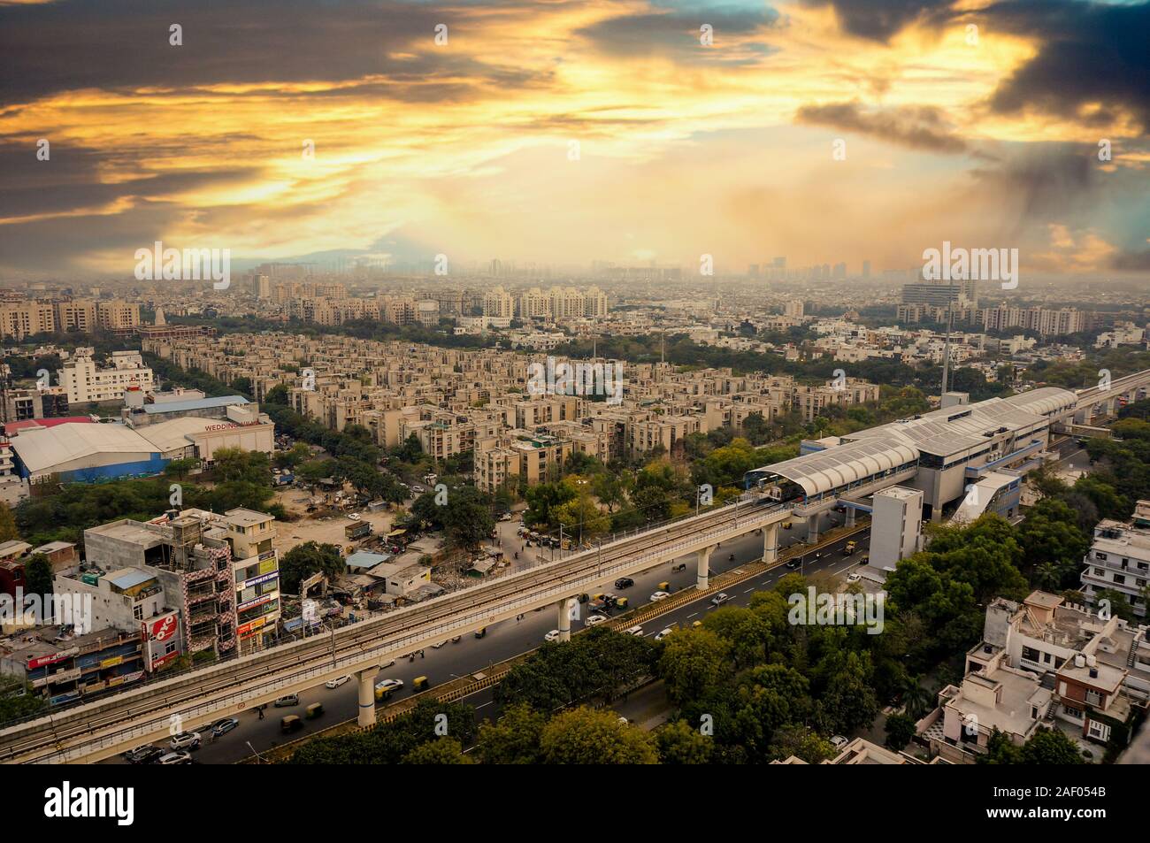 Noida metro bridge hi-res stock photography and images - Alamy