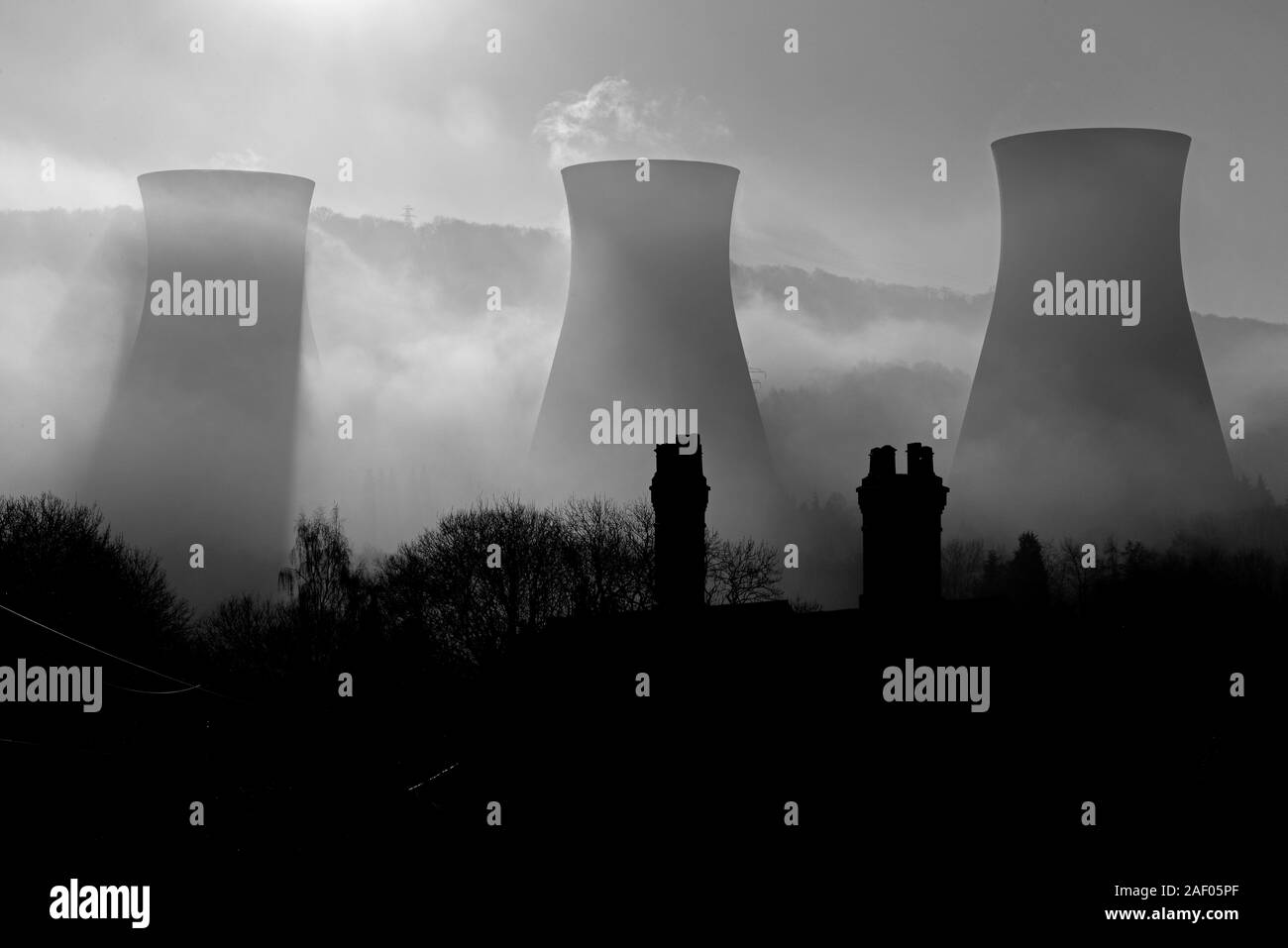 Ironbridge Power Station cooling towers 2019 Picture by David Bagnall, Stock Photo